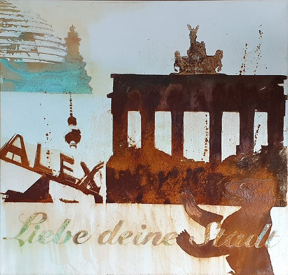 Leinwandbild ~ Berlin ~  by Uwe Reuter ~  hochwertig gedruckt und handveredelt