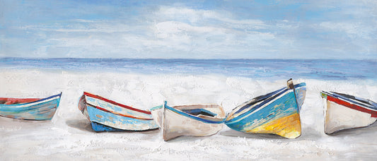 Leinwandbild ~ Cancun Beach ~  hochwertig gedruckt und handveredelt 60x140cm