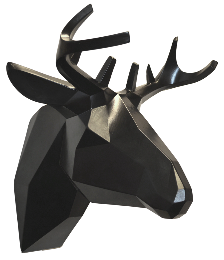 Animuro Hirsch Schwarz
