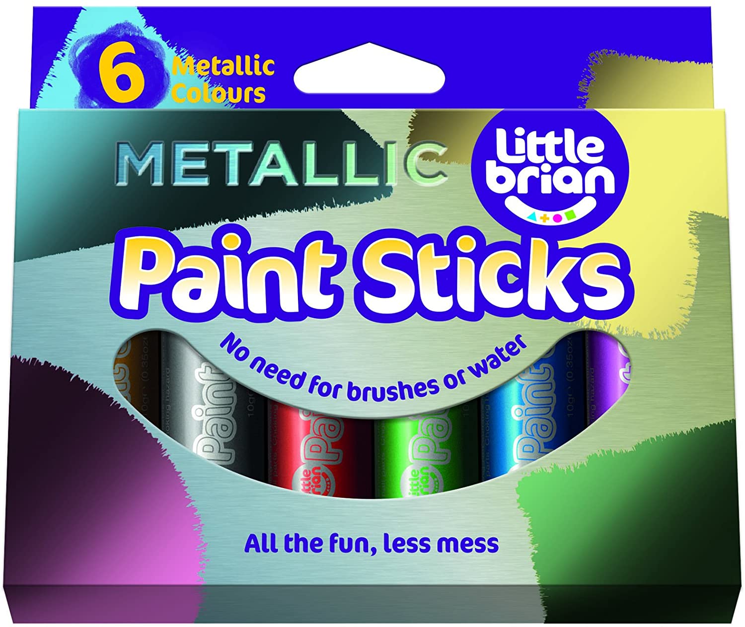 Little Brian Paint Sticks Metallic 6er Set