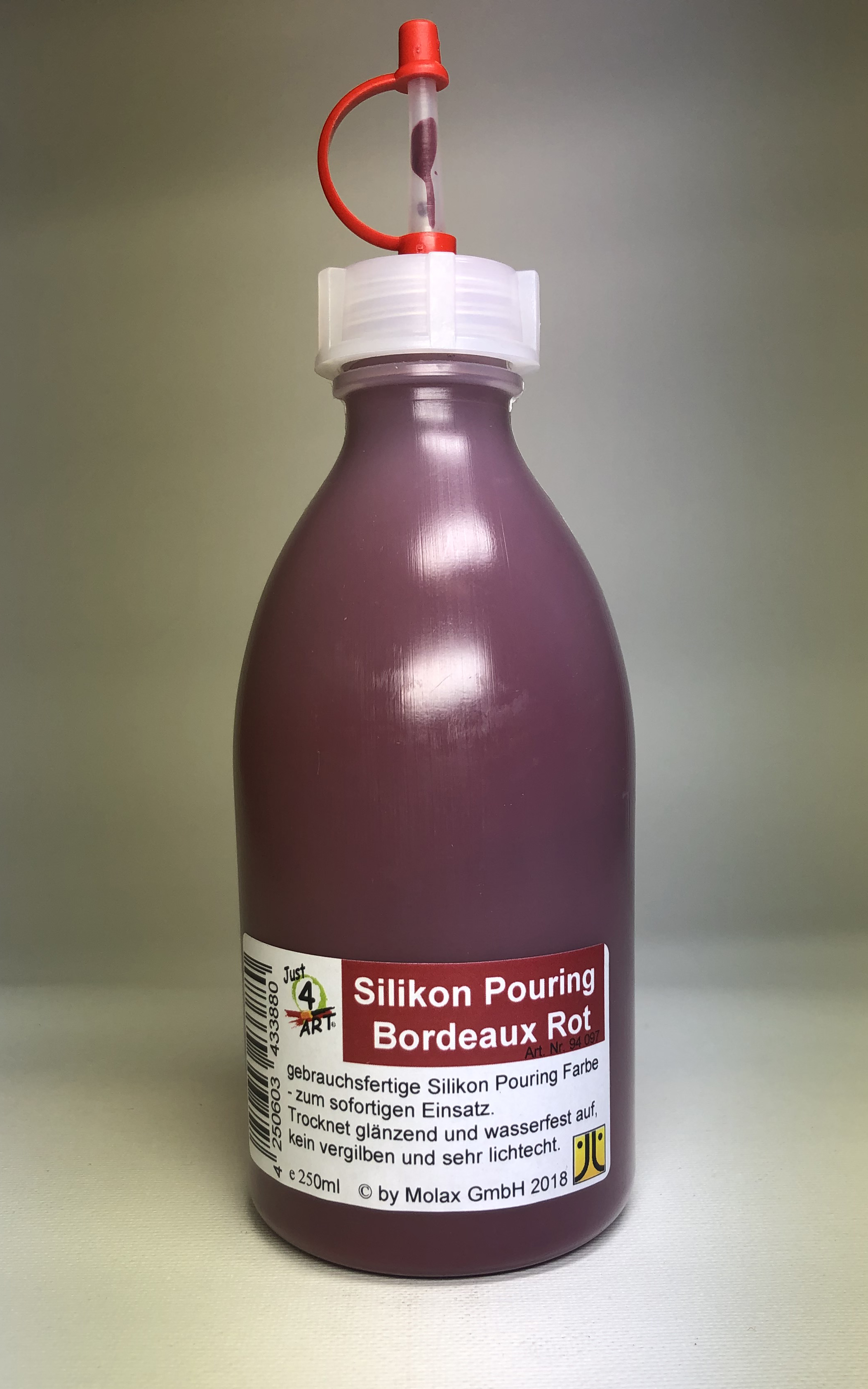 Silicon Pouring 250ml Bordeaux Rot