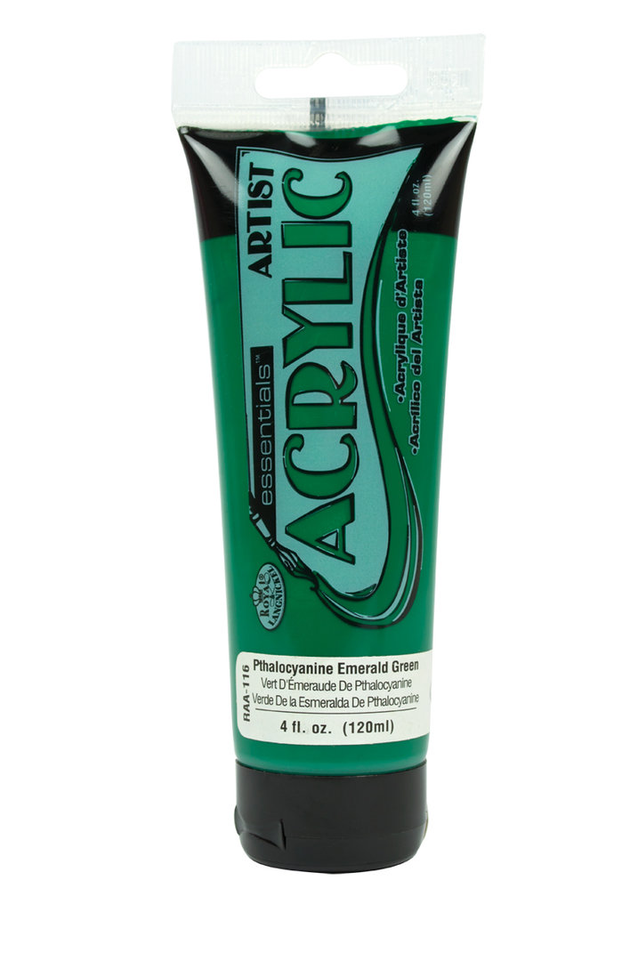 Essentials Acrylic 120ml  Emerald Green