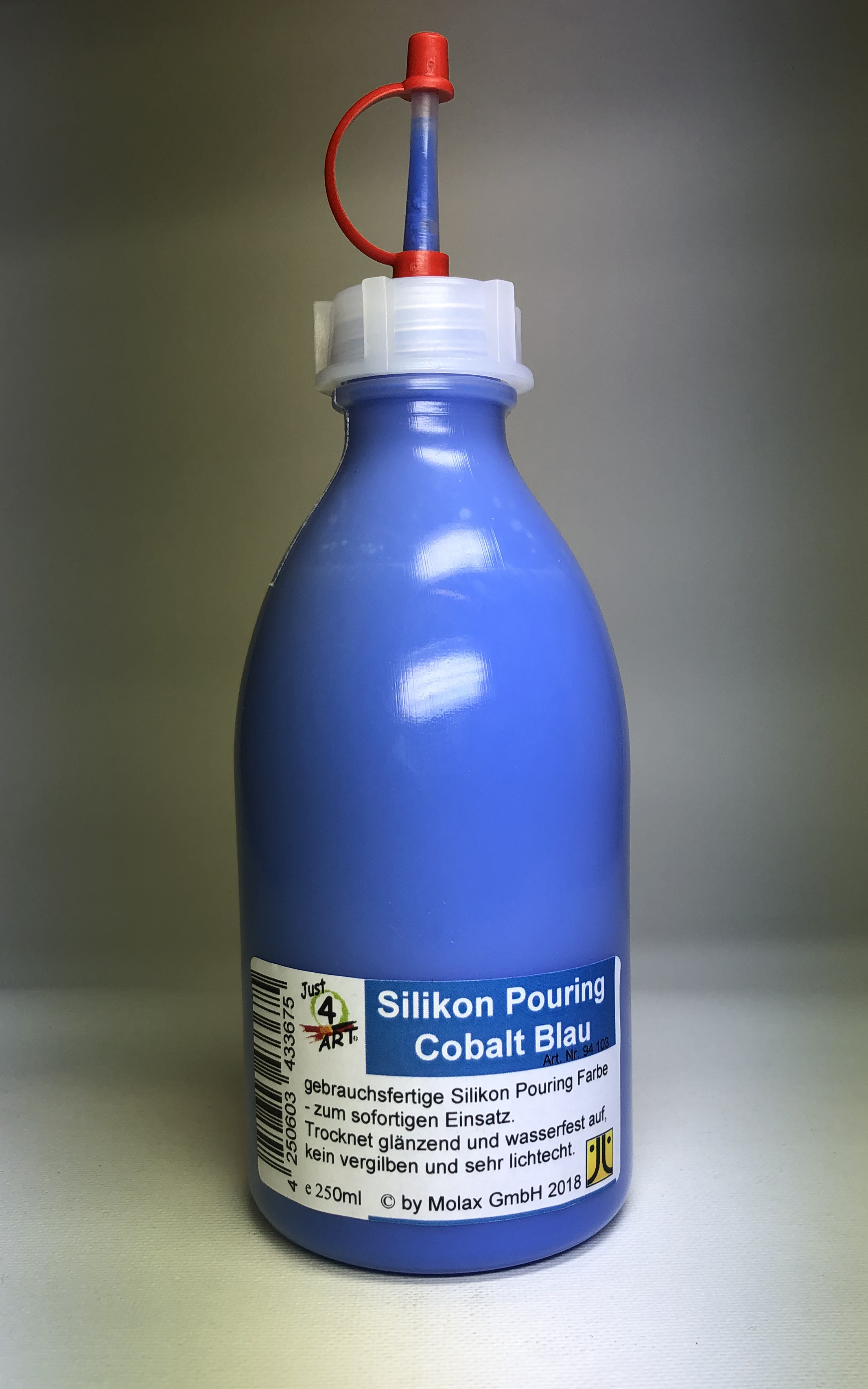 Silicon Pouring 250ml Cobalt Blau