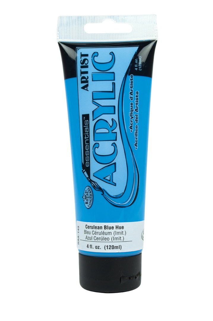Essentials Acrylic 120ml Cerulean Blue