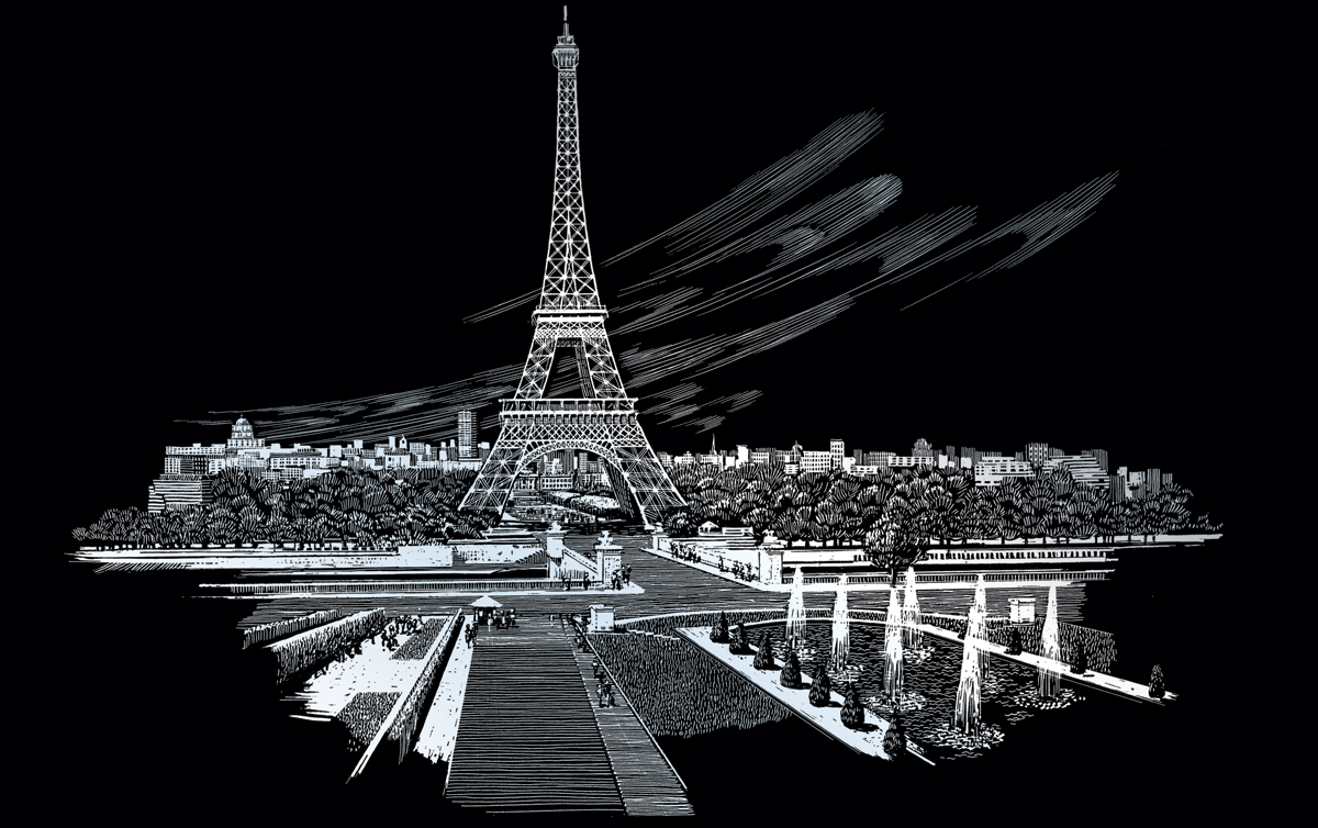 FAMOUS PLACES Eiffelturm
