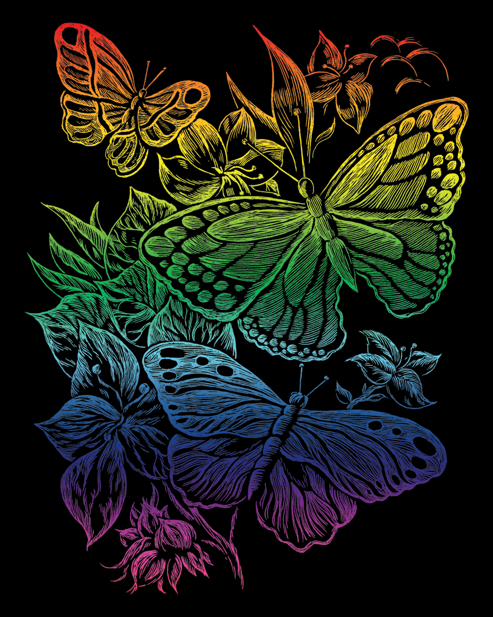 Regenbogen EA Schmetterlinge