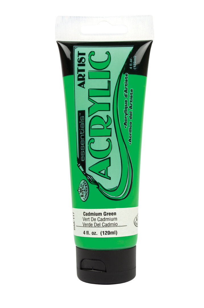 Essentials Acrylic 120ml Cadmium Green
