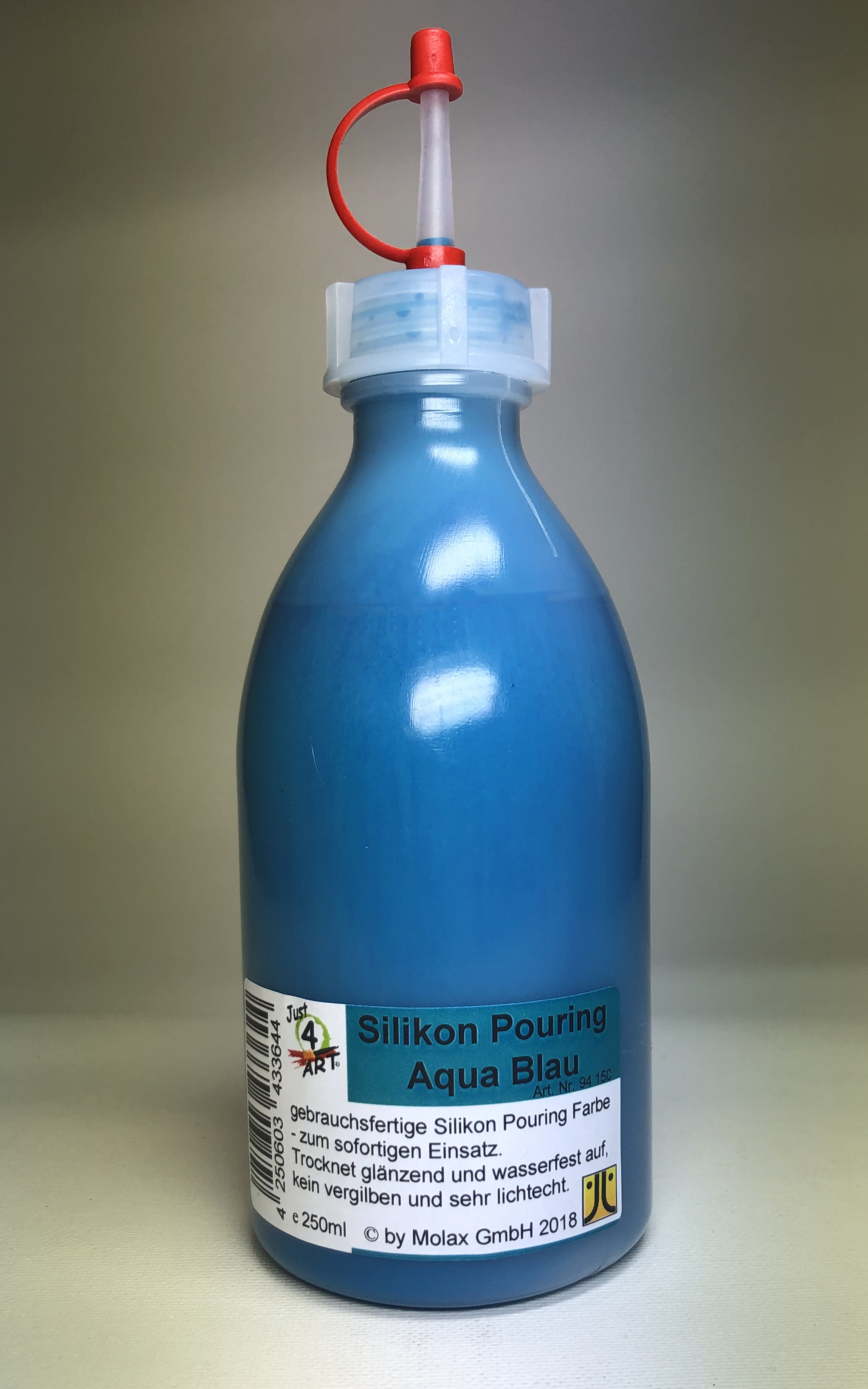 Silicon Pouring 250ml Aqua Blau