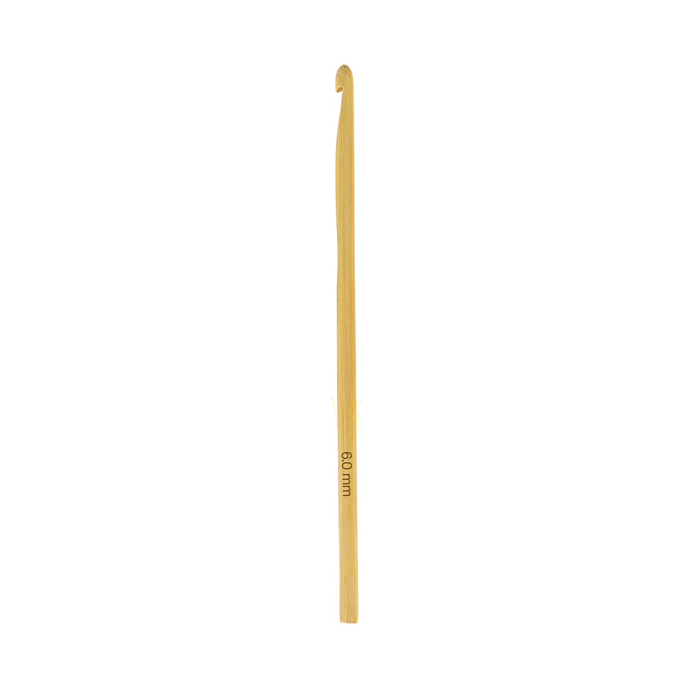 Bambus Häkelnadel 6mm
