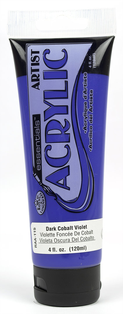 Essentials Acrylic 120ml Dark Cobalt Violet