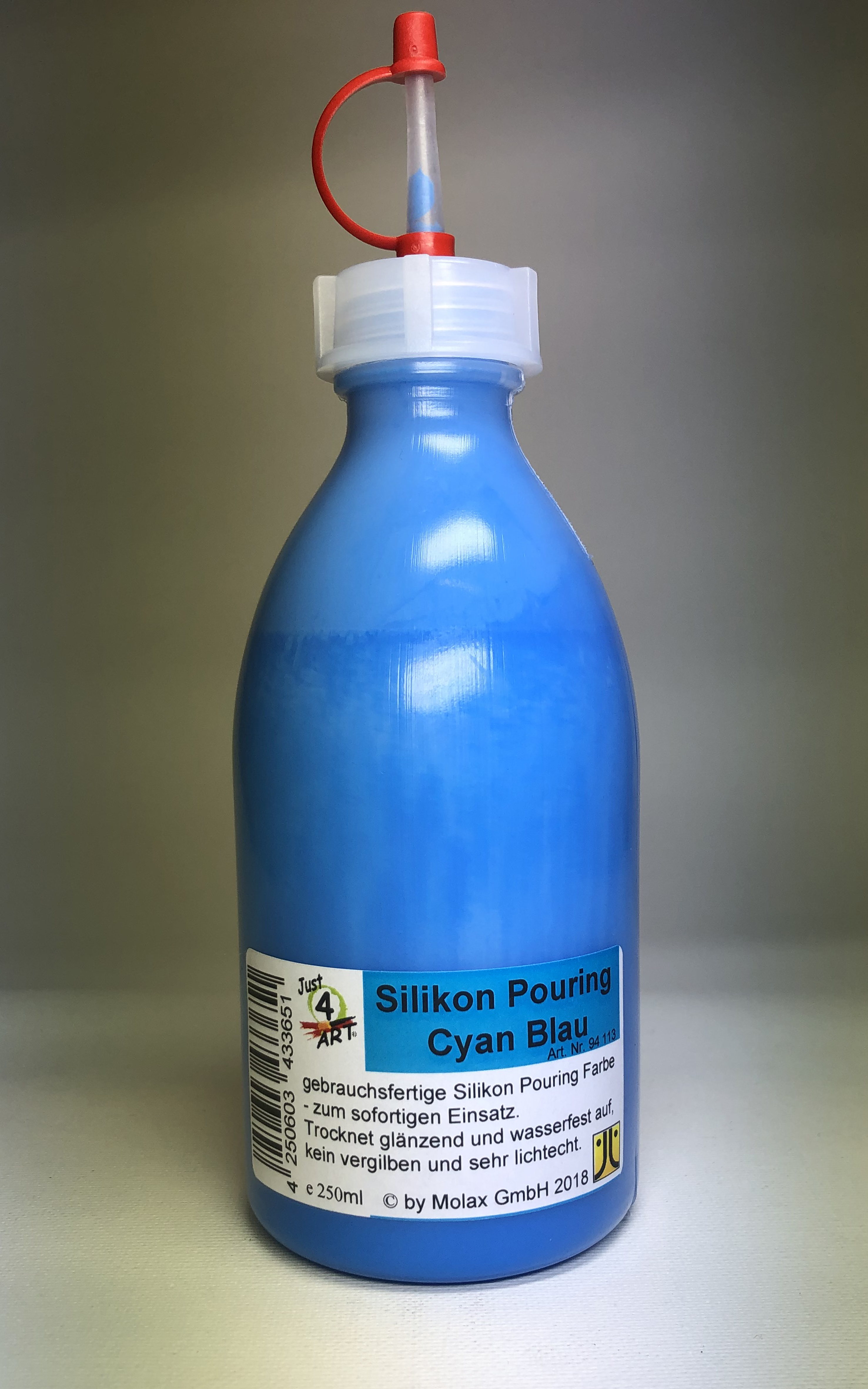 Silicon Pouring 250ml Cyan Blau