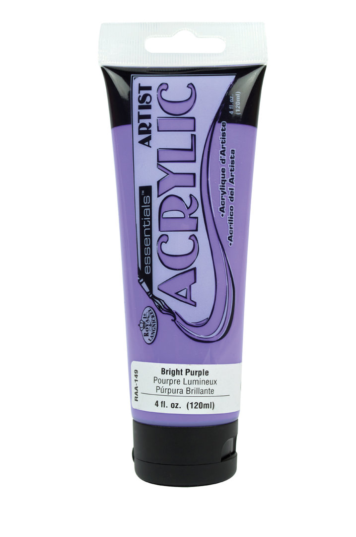 Essentials Acrylic 120ml Bright Purple