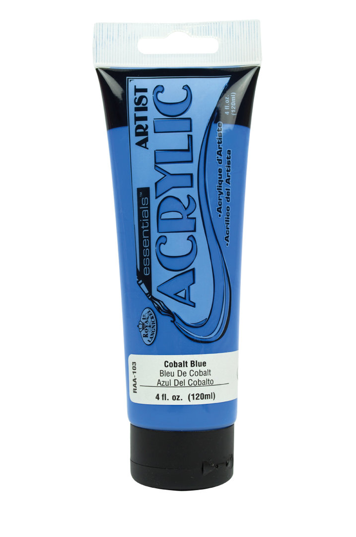 Essentials Acrylic 120ml Cobalt Blue