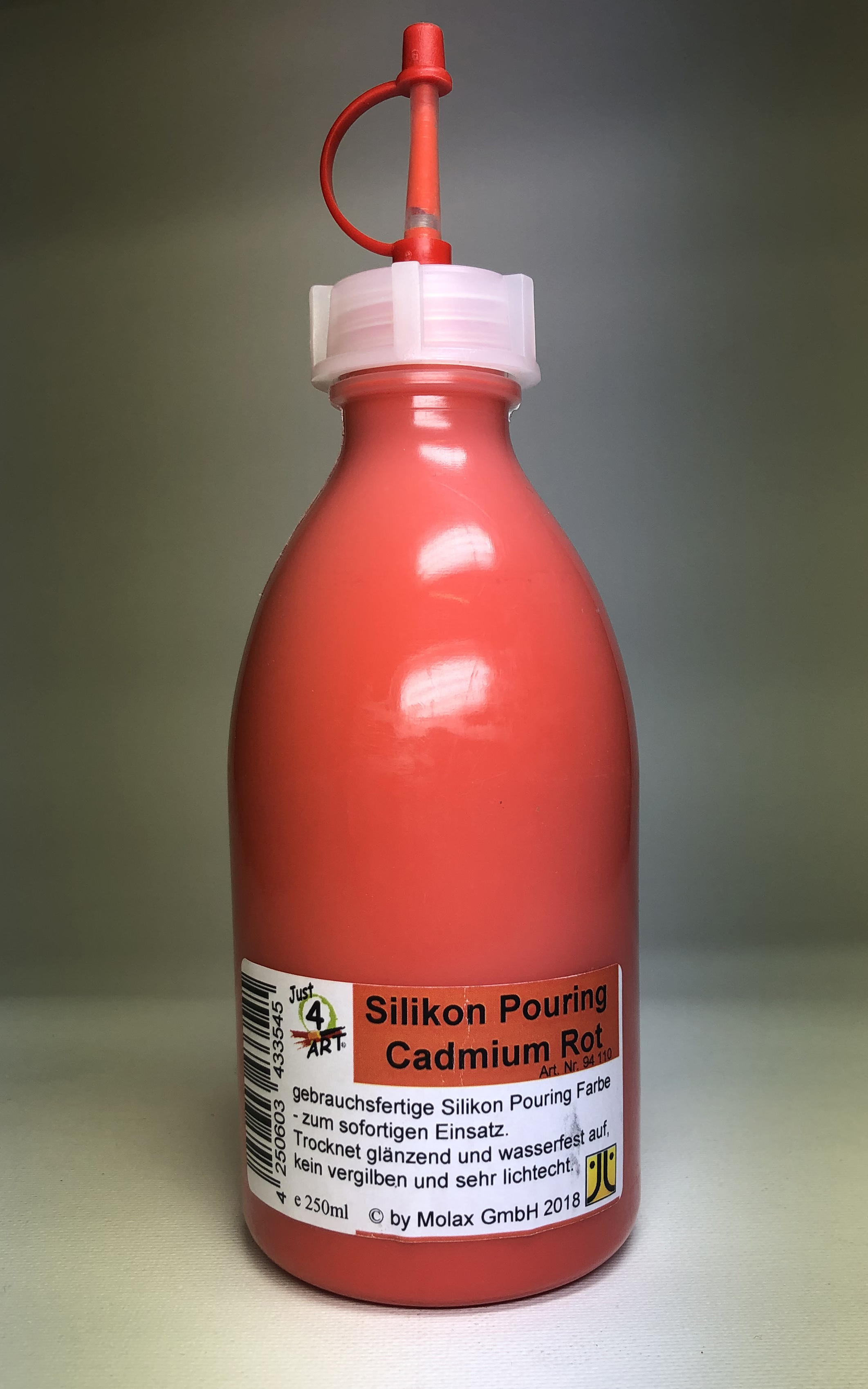 Silicon Pouring 250ml Cadmium Rot